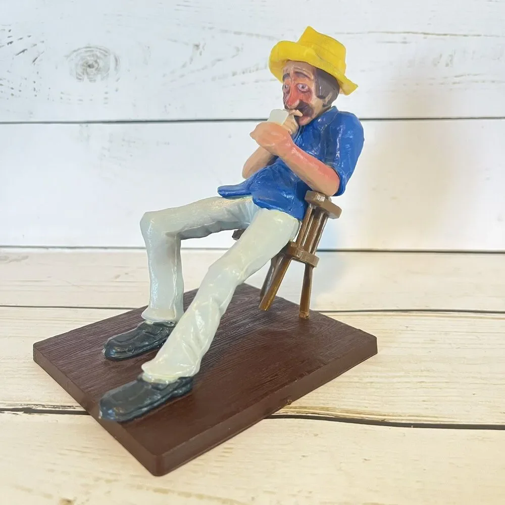 Wilton Old Man Cake Topper “Card Shark” Birthday Retirement Vintage 1978